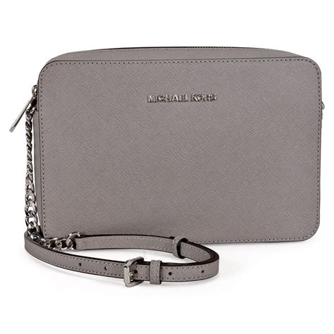 jet set crossbody michael kors pearl grey|michael kors vanilla jet set.